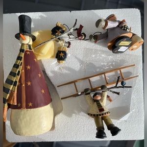 Snowman Winter Scene Construction